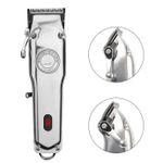 product_image_name-Generic-Professional Hair Clippers Cordless Hair Trimmer with All Metal Housing-Silver-2