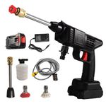 product_image_name-Generic-Portable Cordless High-Pressure Power Washer Kit - Multicolor-1