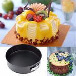product_image_name-Generic-3 Pieces Of Cake mould Pans(Heart, Round, Square Shape)-Black.-2