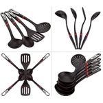 product_image_name-Tefal-Ingenio 4-Piece Kitchen Utensil Set – Spoon, Spatula, Ladle & Colander K206S414 (Black)-7