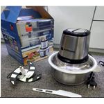 product_image_name-Hoffmans-2.0L New Electric Stainless Steel Meat Chopper Household Grinder Food Processor- Silver-1