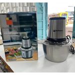product_image_name-Hoffmans-2.0L New Electric Stainless Steel Meat Chopper Household Grinder Food Processor- Silver-2