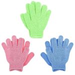 product_image_name-Generic Xim-Exfoliating shower gloves  - Green-2