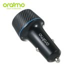 product_image_name-Oraimo-Car Charger 2-In-1 Lightning & Micro USB Cable - Black-1
