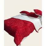 product_image_name-Generic-Luxury Ultra-Soft Shaggy Faux Fur Duvet Set – Ruby Red & Snow White-1