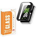 product_image_name-Generic-Hard Silicone Protection Case Cover with Attached Screen Protectorr Compatible for Samsung Galaxy Fit 3 Full Coverage (Black)-1