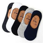 5 Pairs of Moccasin Socks - Multi Colour
