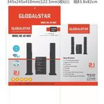 product_image_name-Global Star-Bluetooth Speaker Home Speaker GS-8912 2.1 Home Multispeaker System-2