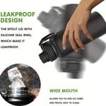 product_image_name-Generic-32oz Stainless Steel Thermos Mug, Large Capacity Portable Thermos Cup - Black-4