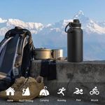 product_image_name-Generic-32oz Stainless Steel Thermos Mug, Large Capacity Portable Thermos Cup - Black-7