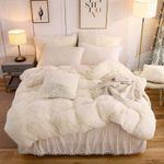6x66pc Fluffy Duvet - cream