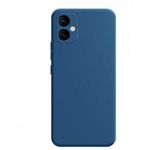 product_image_name-Samsung-Galaxy A06 Luxury Soft Rubber Liquid Silicone Skin Touch Feel Cover Case Blue-2