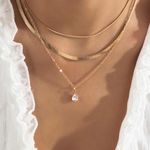 product_image_name-Fashion-Napin 3 in 1 Stacked rhinestone temperament collarbone chain water droplet necklace-1