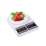 product_image_name-Generic- 5kg LCD Digital Electronic Kitchen Food Diet Scale Weight Balance - White-1