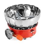 product_image_name-Generic-Portable Camping Gas Stove,Folding Windproof Ignition Gas Stove  Silver.-2
