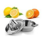 product_image_name-Generic-Stainless Steel Citrus Orange Juicer Lemon Press With Container Lime Fruit Hand Squeezer Kitchen Tool for Fresh Juice - Durable & Easy to Clean-2
