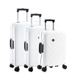 product_image_name-Generic-3 Piece Of 20/24/28 inch PP Suitcases Wheel Rolling Luggage Spinner password Travel Bag Cabin Trolley Unbreakable Luggage Fashion Bags- Multicolor-2