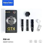 product_image_name-HAINOTEKO-RW44 Round Screen AMOLED Display Smart Watch With 3 Pair Straps and Wireless Charger Gray-2