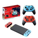 product_image_name-Generic-L M66 4K Game Console Stick, 64GB Storage, Dual 2.4G Wireless Controllers, 20000+ Classic Games, Black, Plug and Play Gaming System for Family Entertainment - Multicolor -1