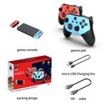 product_image_name-Generic-L M66 4K Game Console Stick, 64GB Storage, Dual 2.4G Wireless Controllers, 20000+ Classic Games, Black, Plug and Play Gaming System for Family Entertainment - Multicolor -4