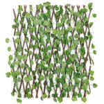 product_image_name-Generic-Expandable Grass Fence Artificial Hedge Green Leaves Trellis for Wall Decor & Garden Decoration - Medium Size-1
