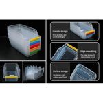 product_image_name-Generic-4 Pack Refrigerator Storage Organiser Box, Drawers, Pantry Container, Clear-3