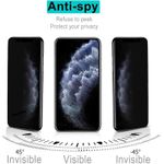 product_image_name-Generic-Infinix Hot 30i 2-Pack Privacy Tempered Glass Screen Protection Guard - Black-2