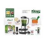 product_image_name-Dsp-4-in-1 Unbreakable Jar Food Processor Blender 800W - KJ2177 - Black-1