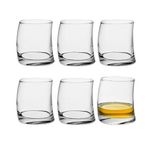 product_image_name-Generic-6 Pieces Of Curved Whisky Glasses - Colorless.-1