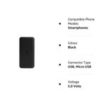 product_image_name-Generic-Lithiumpolymer 10000 Mah Fast Charging Slim Power Bank (Black, 10W Fast Charging, Dual Ports-7