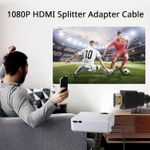 product_image_name-Generic-HDMI Cable Male to Dual HDMI Female 1 to 2 Way HDMI Splitter Adapter Cable-2