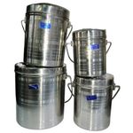 product_image_name-Generic-Stainless Steel Deep Tins With Lids (Set of 4) -(Capacity of 3 L, 2.5 L, 1.8 L, 1.25 L) - Vertical Storage Container - Silver.-3
