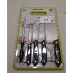 Cutting Board And Knife Set Hard Strong And Unique With Plastic Chopping Board