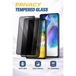Samsung Galaxy A10 Privacy Tempered glass Protector Screen For Galaxy A10 - Anti Spy Privacy glass - Full Edge To edge glass