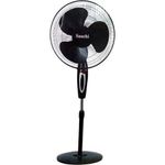 Saachi 16 Inch Stand Fan With Adjustable Height Plastic Blades And A Powerful Motor-Black