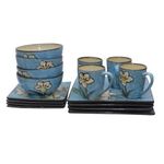 16pc Ceramic Dinnerset - Blue
