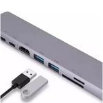 product_image_name-Original-8-in-1 Type-C HUB Converter & Docking Station – 4K HDMI, USB 3.0, PD, SD/TF, RJ45 Multi-3
