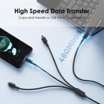 product_image_name-Generic-3 In 1 Charging Cable 3A Charging Cable With Micro Usb, Type-C And Lighting Port Compatible For Android, IOS And Type C Devices 1.2Mtr Long -Black-3