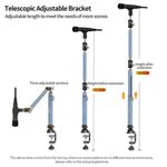 product_image_name-Generic-DMS-01 LANPARTE Professional Microphone Boom Arm Stand, Adjustable 3-Section Holder, Heavy Duty Clip-On Design, Black(Without Mic) -8