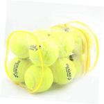 product_image_name-Generic-12 Pieces Of Rubber Tennis Balls Me Pack Of 12 Pressure Less All Court Types Sports Practice Throwing Machine Tennis Cricket Ball Players Soft Tennis For Both Men And Women-2