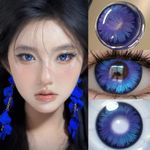 Blue Anime Contact Lenses – Natural Looking Eye Contacts for Cosplay  