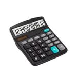 product_image_name-Generic-Desk Calculator 12-Digit LCD Display Office Compact and Lightweight, Easy-to-Read Display, Durable for Business, School, and Home -Multi Color-2