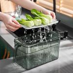 product_image_name-Other-2 pieces Acrylic Fridge containers with Covers and handles- multicolor-4