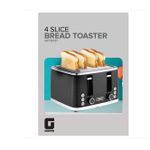 product_image_name-Geepas-4 Slice Bread Toaster-Adjustable 7-Browning Control 4 Slice Pop-Up Toaster with Removable Crumb Collection Tray & Reheat Perfect-Black-3