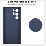 product_image_name-Samsung-Galaxy S22 Ultra Luxury Soft Rubber Liquid Silicone Skin Touch Feel Cover Case Blue -2