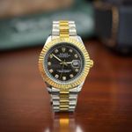 product_image_name-Generix-Rlx watch Semi Auto Twotone Black Dial Unisex With A Classic Box -5