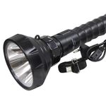 product_image_name-Dp-Portable, Powerful And Rechargeable Flashlight Torch - Black-4