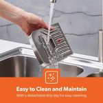 product_image_name-Geepas-Espresso & Cappuccino Coffee Machine with Milk Frother, 15 Bar Pressure 1.4L Water Tank Capacity, Thermo Block Heating & Pre-Brew Detachable Drip Tray 1450W- Silver -4