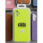 Samsung  Galaxy A05 Luxury Soft Liquid Silicone Skin Touch Feel Cover Case Green