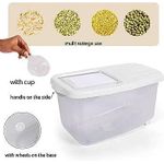 product_image_name-Generic-7Kg Rice Bucket/Beans/Flour/Cereal Storage Box Container - Multicolor-4